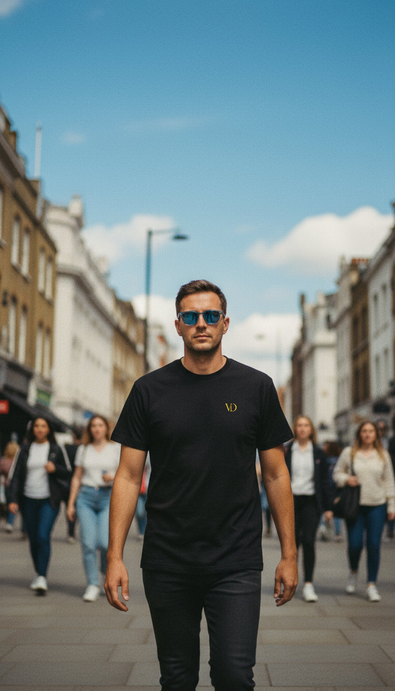 Ventodor βSignature Minimalβ Tee β Black Edition