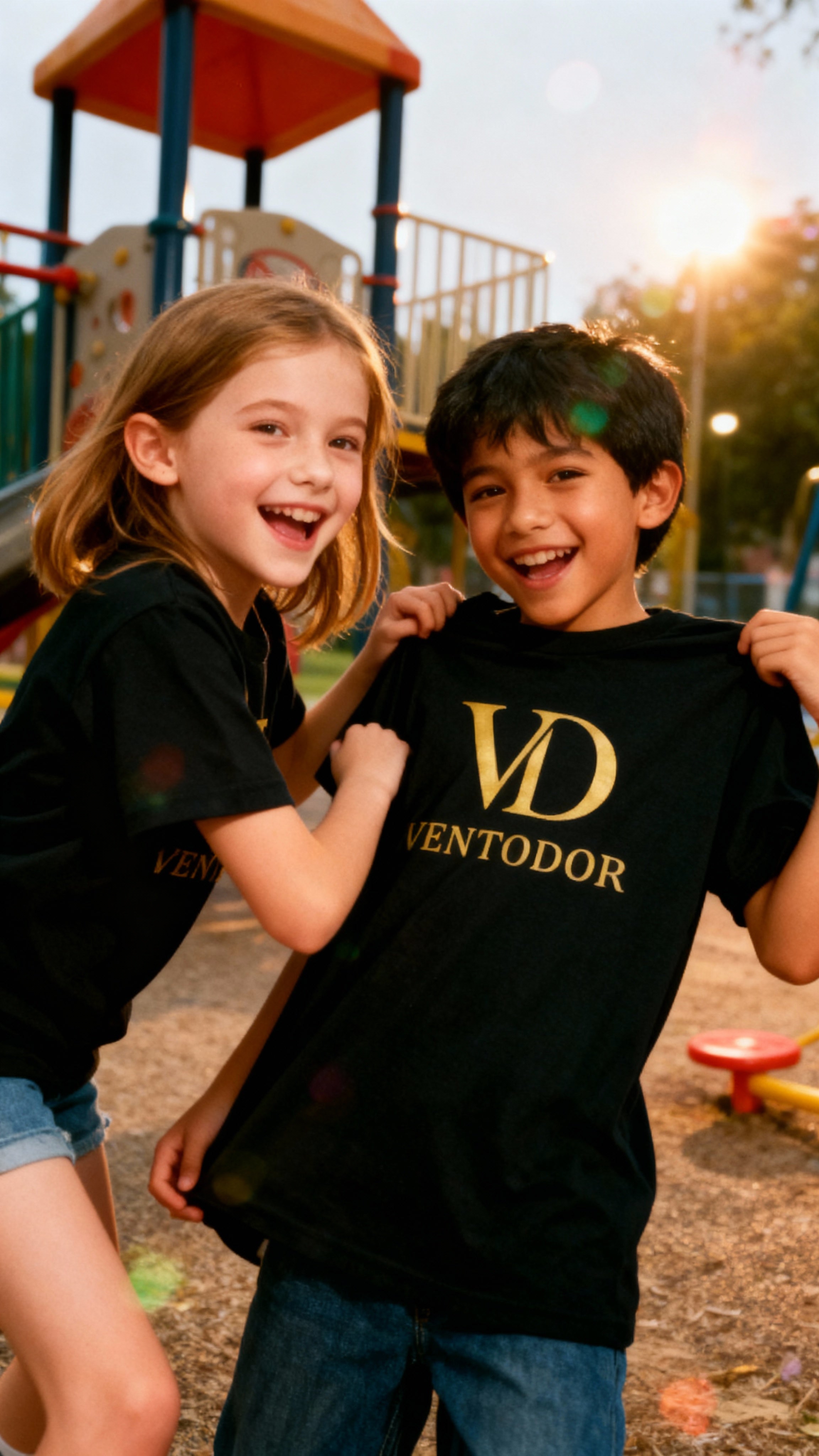 Ventodor Kids Logo Tee – Black Edition <<No.STTK184>>