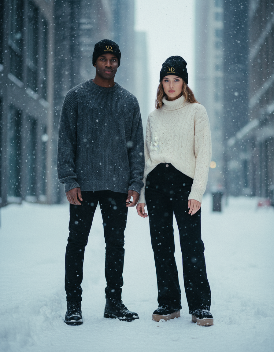 Ventodor “Golden Era” Rib Beanie – Black & Gold Edition <<STAU772>>