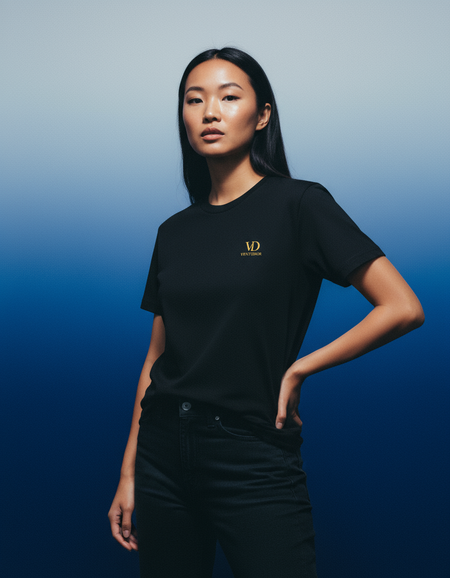 Ventodor “Essential Gold” Tee – Black Edition <<STTW173>>